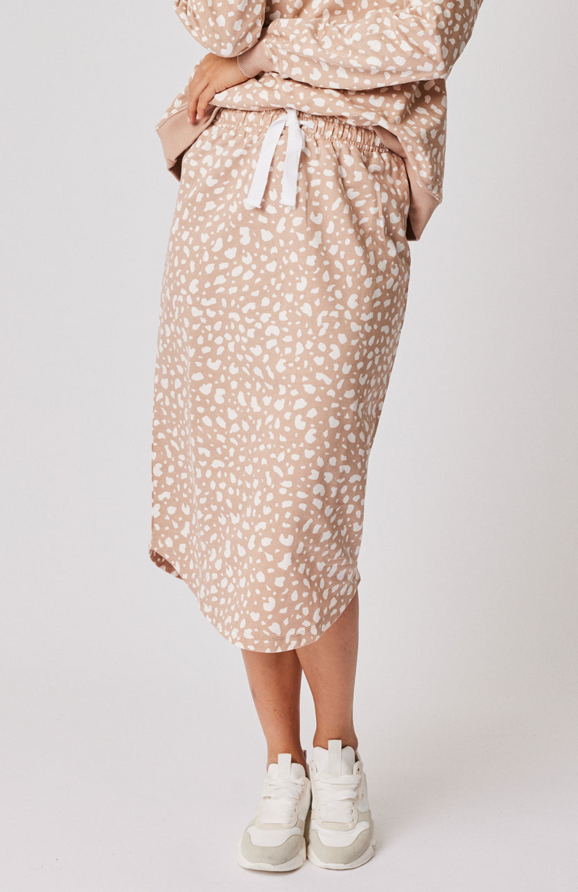 Maple Leopard Coco Skirt