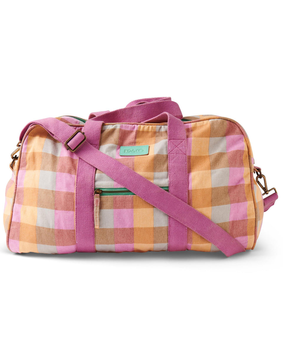 Sherbet Tartan Duffle Bag One Size – Mr-and-Dac