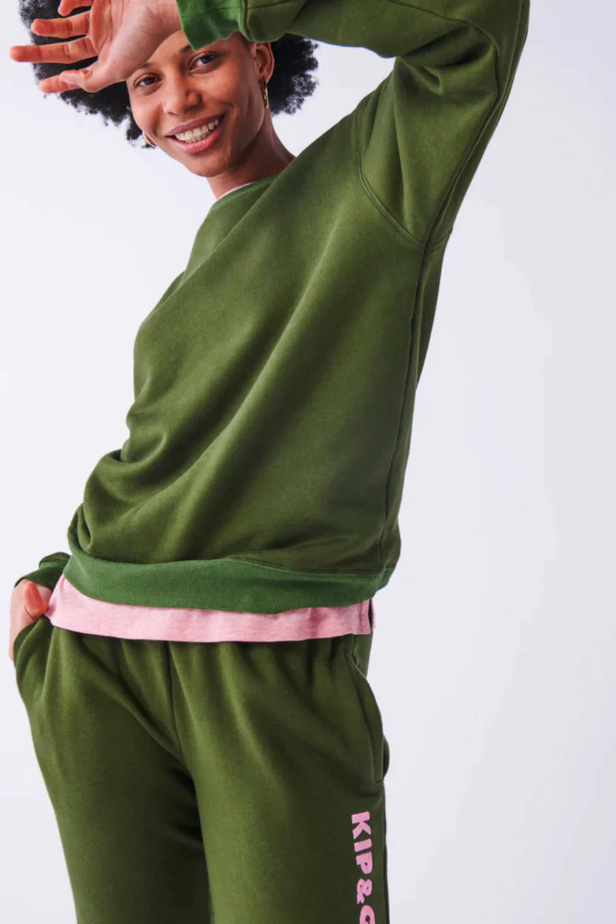 Womens Moss Adult Organic Cotton Sweater