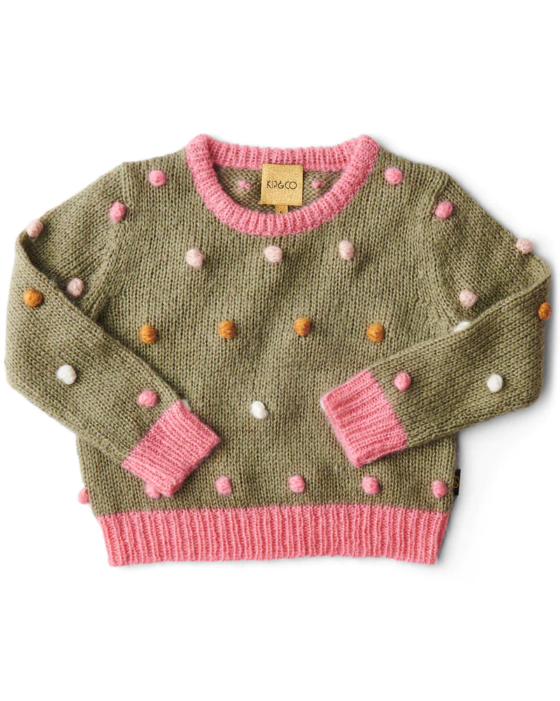 Kids Dotty Spotty Knit Sweater