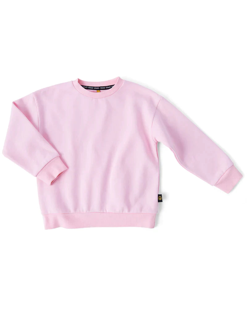 Kids Planet Earth Organic Cotton Sweater (Rosy Posie)