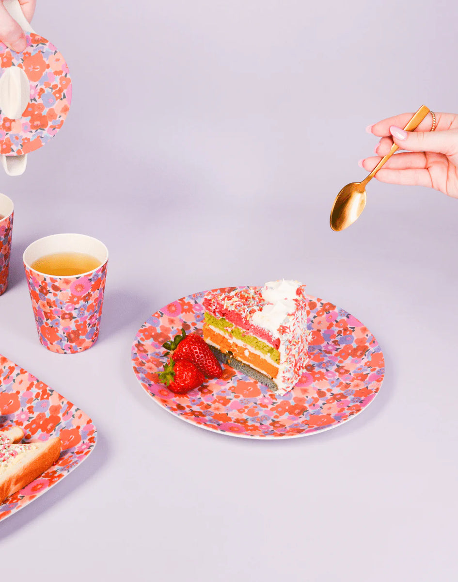 Sunkissed Bamboo Melamine Plates Somewhere Co MrandDac